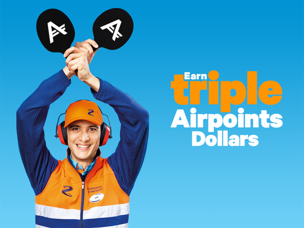 Airpoints customers earn triple Airpoints Dollars at Z this weekend